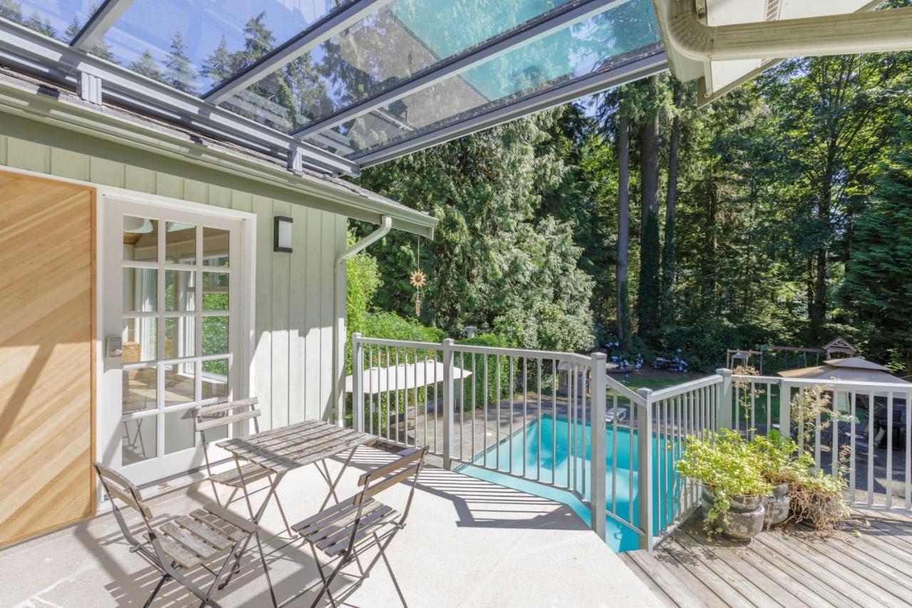 Beautiful Villa With Heated Pool Hot Tub By Forest North Vancouver Buitenkant foto